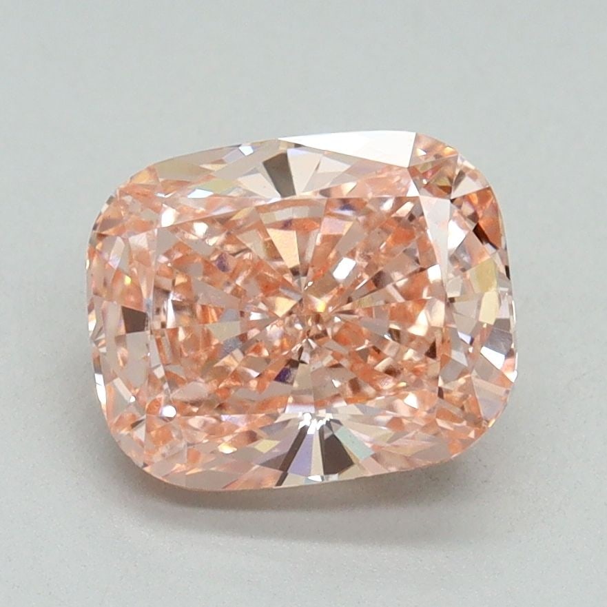 Loose Diamond - CUSHION BRILLIANT 2.15ct Fancy Vivid Pink VS1: Loose Diamond - CUSHION BRILLIANT 2.15ct Fancy Vivid Pink VS1 Source: This is a real non-mined Diamond that has been grown in a lab Shape: CUSHION BRILLIANT Carats: 2.15 Color: Fancy Vivid Pink Certif