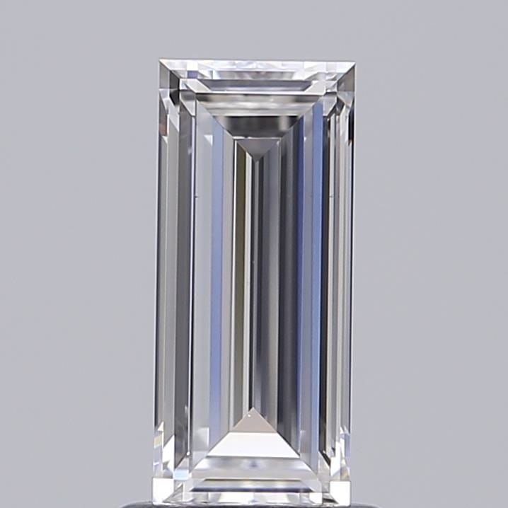Loose Diamond - BAGUETTE 1.05ct E VVS2: Loose Diamond - BAGUETTE 1.05ct E VVS2 Source: This is a real non-mined Diamond that has been grown in a lab Shape: BAGUETTE Carats: 1.05 Color: E Clarity: VVS2 Certification: IGI Video: