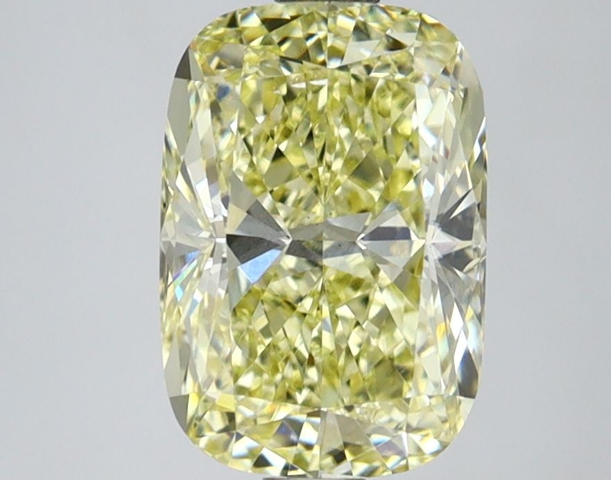 Loose Diamond - CUSHION BRILLIANT 2.05ct Fancy Yellow VS2: Loose Diamond - CUSHION BRILLIANT 2.05ct Fancy Yellow VS2 Source: This is a real non-mined Diamond that has been grown in a lab Shape: CUSHION BRILLIANT Carats: 2.05 Color: Fancy Yellow Certification: