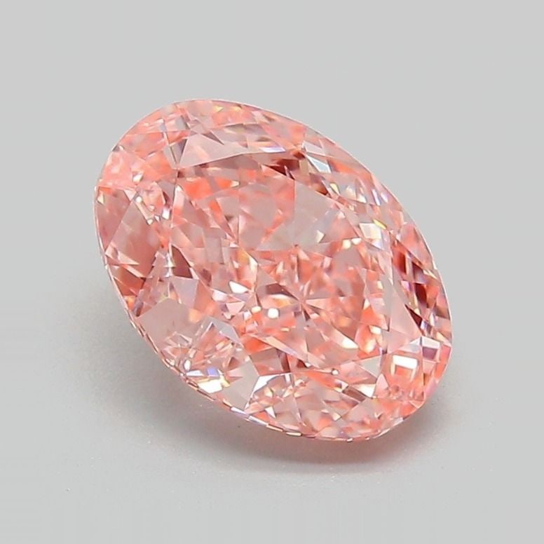 Loose Diamond - OVAL 2.2ct Fancy Vivid Pink VVS2: Loose Diamond - OVAL 2.2ct Fancy Vivid Pink VVS2 Source: This is a real non-mined Diamond that has been grown in a lab Shape: OVAL Carats: 2.2 Color: Fancy Vivid Pink Certification: IGI Video: