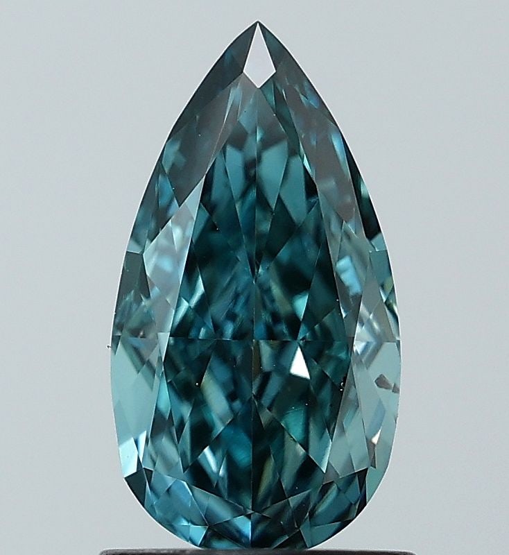 Loose Diamond - PEAR 1.3ct Fancy Vivid Blue SI1: Loose Diamond - PEAR 1.3ct Fancy Vivid Blue SI1 Source: This is a real non-mined Diamond that has been grown in a lab Shape: PEAR Carats: 1.3 Color: Fancy Vivid Blue Certification: NONE Video: