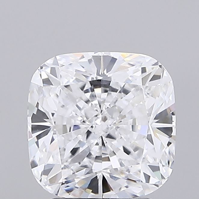 Loose Diamond - CUSHION MODIFIED 3.02ct D VVS2: Loose Diamond - CUSHION MODIFIED 3.02ct D VVS2 Source: This is a real non-mined Diamond that has been grown in a lab Shape: CUSHION MODIFIED Carats: 3.02 Color: D Clarity: VVS2 Certification: IGI Vide