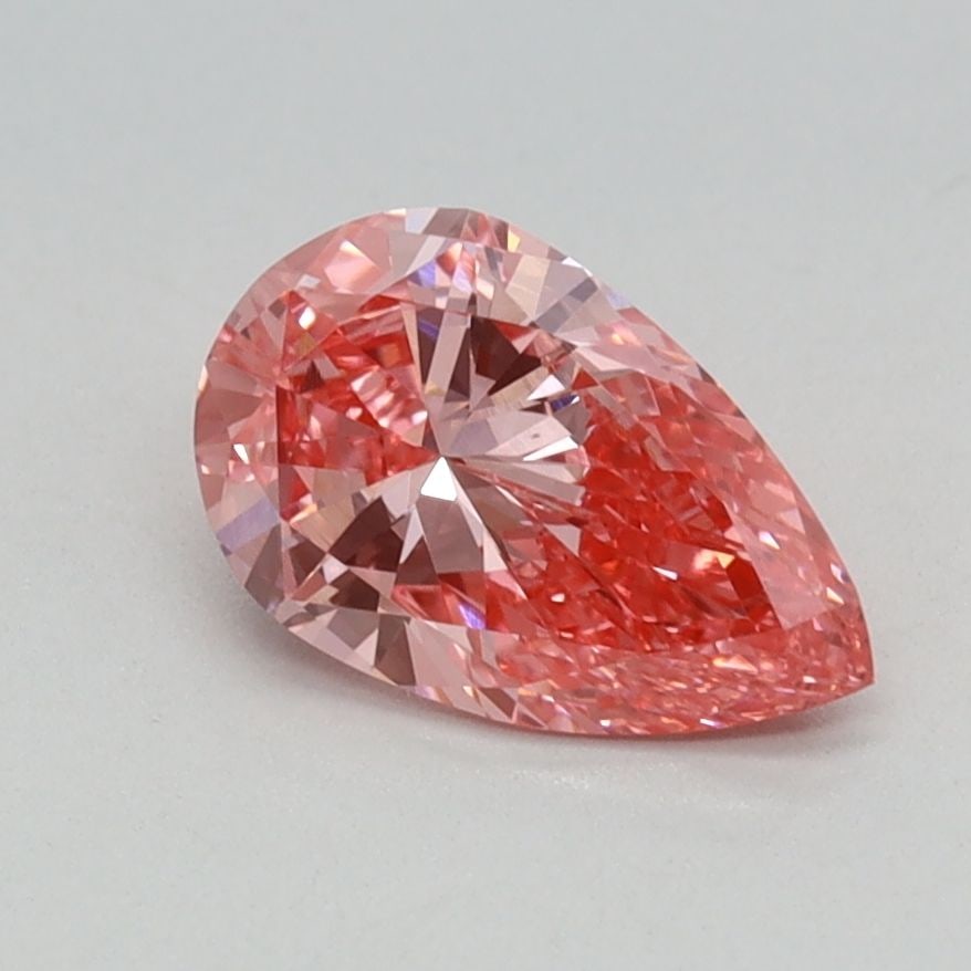 Loose Diamond - PEAR 0.71ct Fancy Vivid Pink VS1: Loose Diamond - PEAR 0.71ct Fancy Vivid Pink VS1 Source: This is a real non-mined Diamond that has been grown in a lab Shape: PEAR Carats: 0.71 Color: Fancy Vivid Pink Certification: IGI Video: