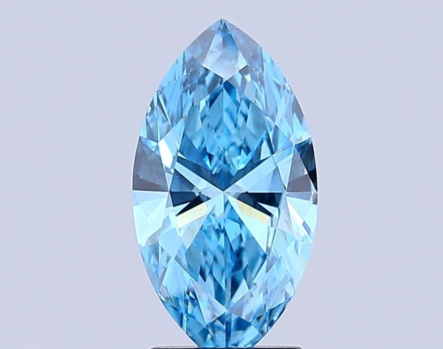 Loose Diamond - MARQUISE 2.01ct Fancy Vivid Blue VS1: Loose Diamond - MARQUISE 2.01ct Fancy Vivid Blue VS1 Source: This is a real non-mined Diamond that has been grown in a lab Shape: MARQUISE Carats: 2.01 Color: Fancy Vivid Blue Certification: IGI Video