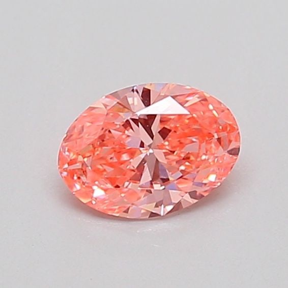 Loose Diamond - OVAL 0.41ct Fancy Vivid Pink SI1: Loose Diamond - OVAL 0.41ct Fancy Vivid Pink SI1 Source: This is a real non-mined Diamond that has been grown in a lab Shape: OVAL Carats: 0.41 Color: Fancy Vivid Pink Certification: IGI Video: