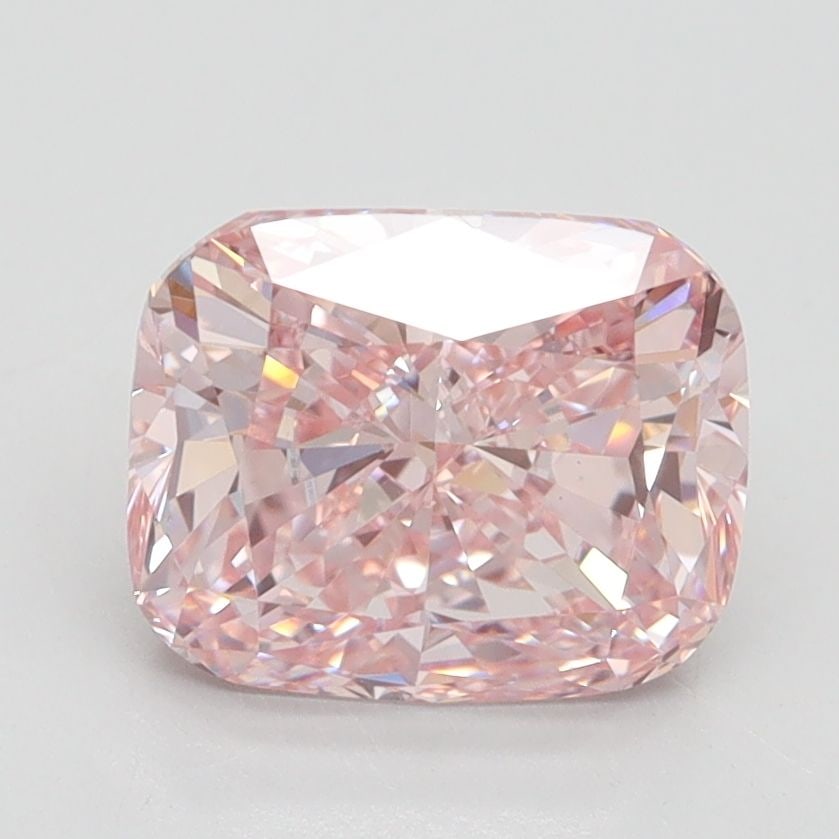Loose Diamond - CUSHION BRILLIANT 2.07ct Fancy Intense Pink VS1: Loose Diamond - CUSHION BRILLIANT 2.07ct Fancy Intense Pink VS1 Source: This is a real non-mined Diamond that has been grown in a lab Shape: CUSHION BRILLIANT Carats: 2.07 Color: Fancy Intense Pink Ce