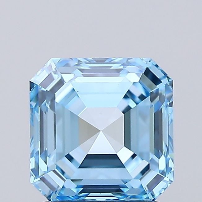 Loose Diamond - ASSCHER 1.65ct Fancy Vivid Blue VS1: Loose Diamond - ASSCHER 1.65ct Fancy Vivid Blue VS1 Source: This is a real non-mined Diamond that has been grown in a lab Shape: ASSCHER Carats: 1.65 Color: Fancy Vivid Blue Certification: IGI Video: