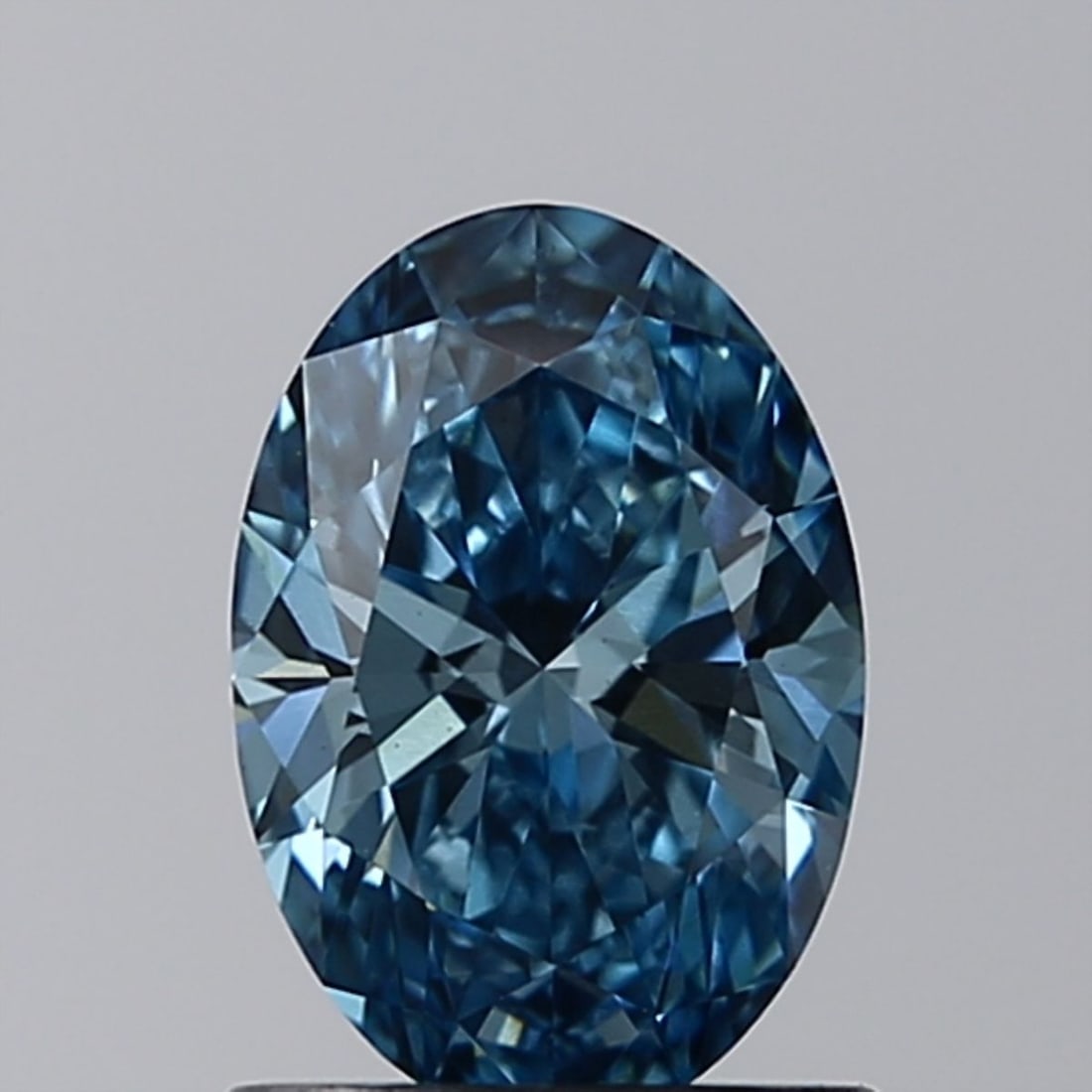 Loose Diamond - OVAL 0.9ct Fancy Vivid Blue VS1 (1 of 1)