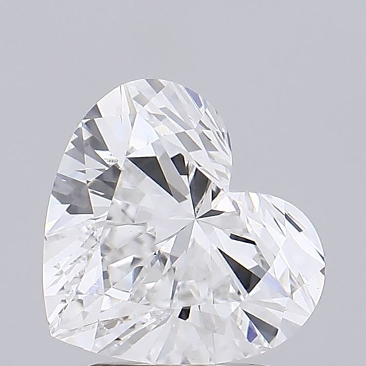 Loose Diamond - HEART 2.29ct E VS2: Loose Diamond - HEART 2.29ct E VS2 Source: This is a real non-mined Diamond that has been grown in a lab Shape: HEART Carats: 2.29 Color: E Clarity: VS2 Certification: IGI Video: