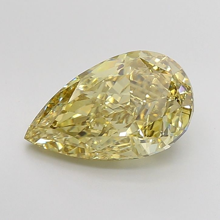 Loose Diamond - PEAR 5.15ct Fancy Intense Yellow VVS2 (1 of 1)