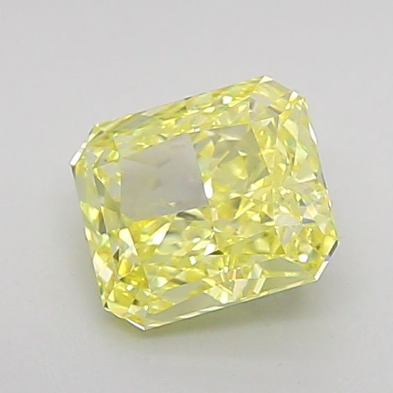 Loose Diamond - RADIANT 1.01ct Fancy Vivid Yellow VS1: Loose Diamond - RADIANT 1.01ct Fancy Vivid Yellow VS1 Source: This is a real non-mined Diamond that has been grown in a lab Shape: RADIANT Carats: 1.01 Color: Fancy Vivid Yellow Certification: IGI Vid