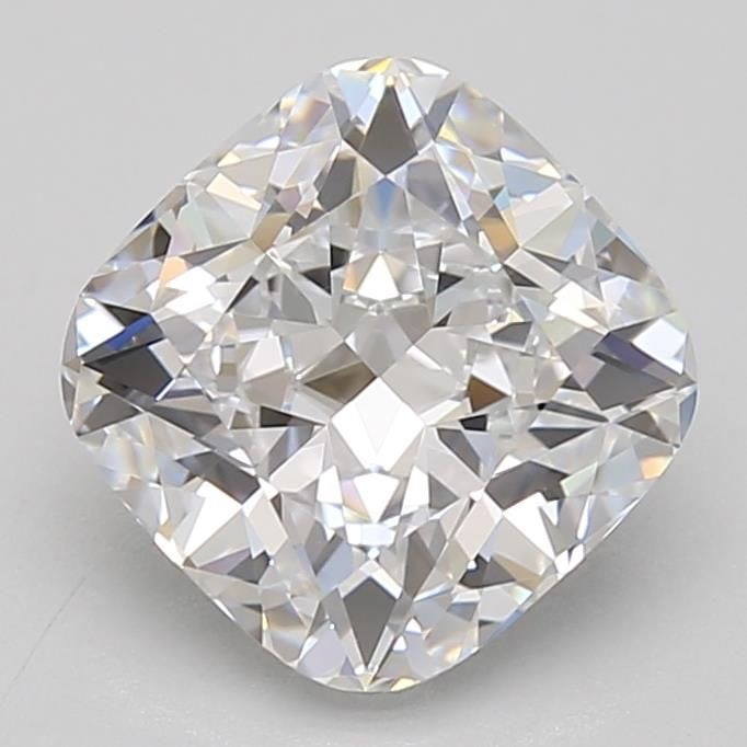 Loose Diamond - CUSHION BRILLIANT 2.43ct D VVS1: Loose Diamond - CUSHION BRILLIANT 2.43ct D VVS1 Source: This is a real non-mined Diamond that has been grown in a lab Shape: CUSHION BRILLIANT Carats: 2.43 Color: D Clarity: VVS1 Certification: GIA Vi