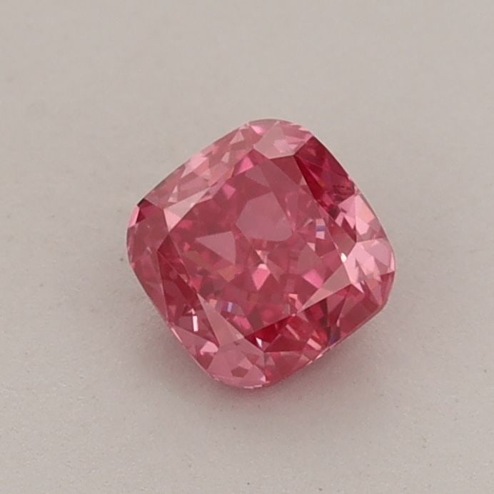 Loose Diamond - CUSHION MODIFIED 0.54ct Fancy Vivid Pink VVS2: Loose Diamond - CUSHION MODIFIED 0.54ct Fancy Vivid Pink VVS2 Source: This is a real non-mined Diamond that has been grown in a lab Shape: CUSHION MODIFIED Carats: 0.54 Color: Fancy Vivid Pink Certifi