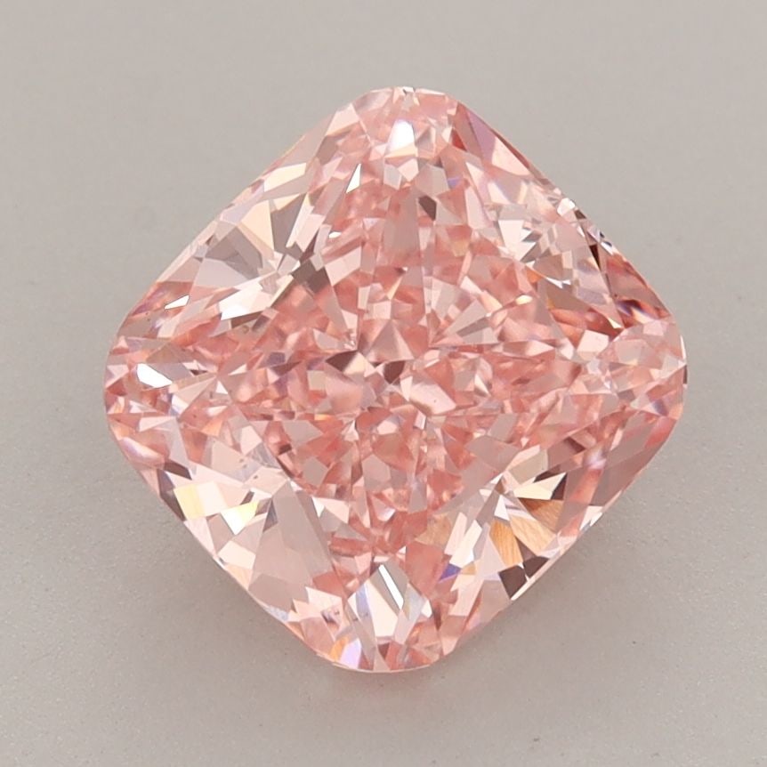 Loose Diamond - CUSHION MODIFIED 2.56ct Fancy Vivid Pink VS1: Loose Diamond - CUSHION MODIFIED 2.56ct Fancy Vivid Pink VS1 Source: This is a real non-mined Diamond that has been grown in a lab Shape: CUSHION MODIFIED Carats: 2.56 Color: Fancy Vivid Pink Certific