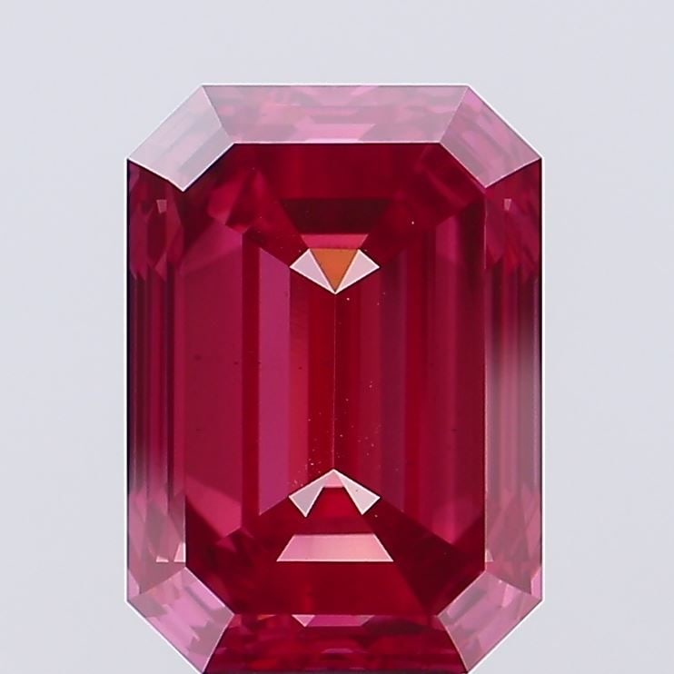 Loose Diamond - EMERALD 8.01ct Fancy Vivid Pink VS2 (1 of 1)