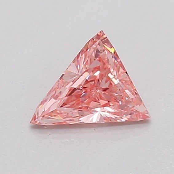Loose Diamond - TRIANGULAR 0.25ct Fancy Vivid Pink VS2: Loose Diamond - TRIANGULAR 0.25ct Fancy Vivid Pink VS2 Source: This is a real non-mined Diamond that has been grown in a lab Shape: TRIANGULAR Carats: 0.25 Color: Fancy Vivid Pink Certification: IGI T
