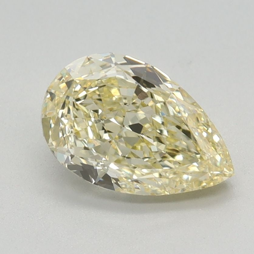 Loose Diamond - PEAR 1.11ct Fancy Yellow VS1: Loose Diamond - PEAR 1.11ct Fancy Yellow VS1 Source: This is a real non-mined Diamond that has been grown in a lab Shape: PEAR Carats: 1.11 Color: Fancy Yellow Certification: IGI Video: