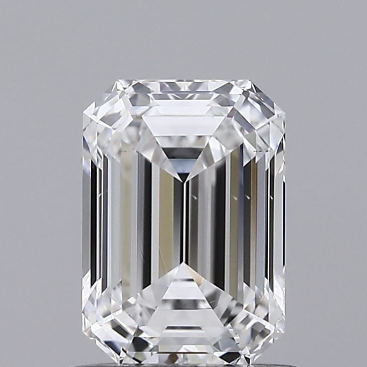 Loose Diamond - EMERALD 0.97ct D VS2: Loose Diamond - EMERALD 0.97ct D VS2 Source: This is a real non-mined Diamond that has been grown in a lab Shape: EMERALD Carats: 0.97 Color: D Clarity: VS2 Certification: IGI Video: