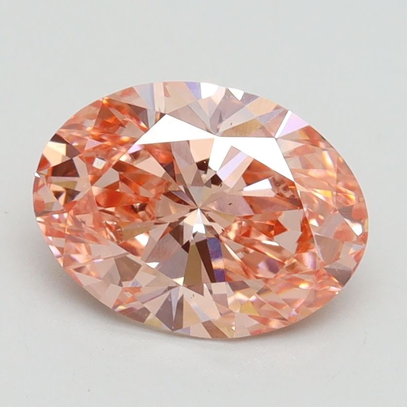 Loose Diamond - OVAL 1.71ct Fancy Intense Pink SI1: Loose Diamond - OVAL 1.71ct Fancy Intense Pink SI1 Source: This is a real non-mined Diamond that has been grown in a lab Shape: OVAL Carats: 1.71 Color: Fancy Intense Pink Certification: IGI Video: