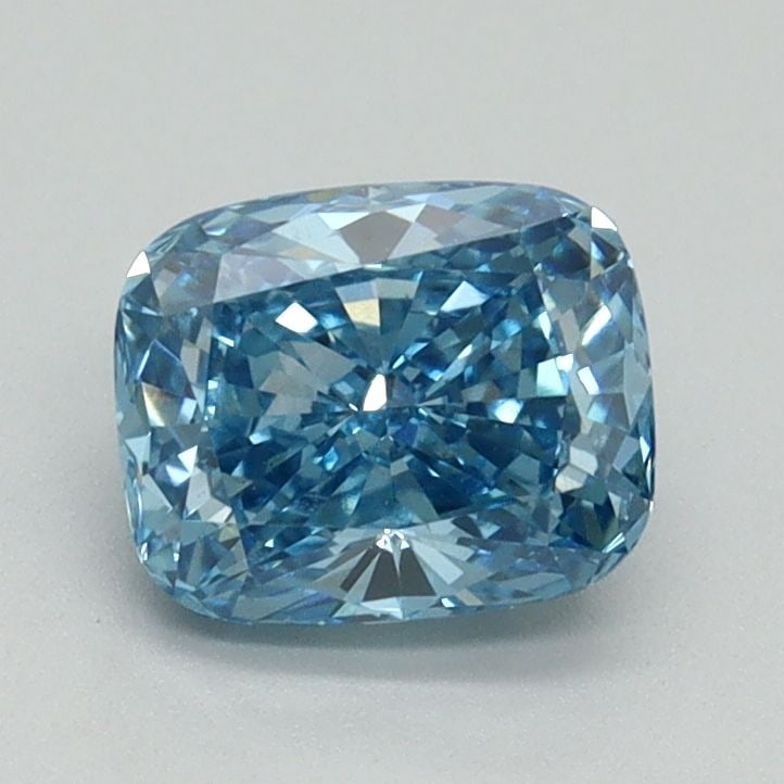 Loose Diamond - CUSHION BRILLIANT 1.05ct Fancy Vivid Blue VS1: Loose Diamond - CUSHION BRILLIANT 1.05ct Fancy Vivid Blue VS1 Source: This is a real non-mined Diamond that has been grown in a lab Shape: CUSHION BRILLIANT Carats: 1.05 Color: Fancy Vivid Blue Certif