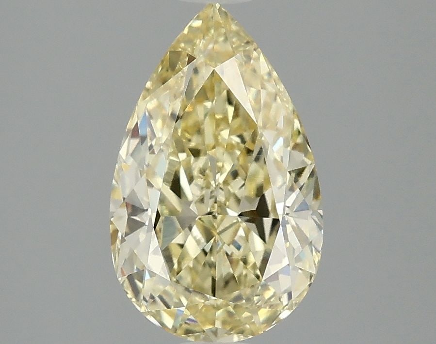 Loose Diamond - PEAR 2.06ct Fancy Intense Yellow VVS2: Loose Diamond - PEAR 2.06ct Fancy Intense Yellow VVS2 Source: This is a real non-mined Diamond that has been grown in a lab Shape: PEAR Carats: 2.06 Color: Fancy Intense Yellow Certification: IGI Vide