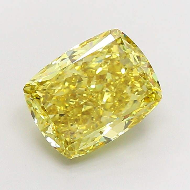 Loose Diamond - CUSHION MODIFIED 8.17ct Fancy Intense Yellow VS2: Loose Diamond - CUSHION MODIFIED 8.17ct Fancy Intense Yellow VS2 Source: This is a real non-mined Diamond that has been grown in a lab Shape: CUSHION MODIFIED Carats: 8.17 Color: Fancy Intense