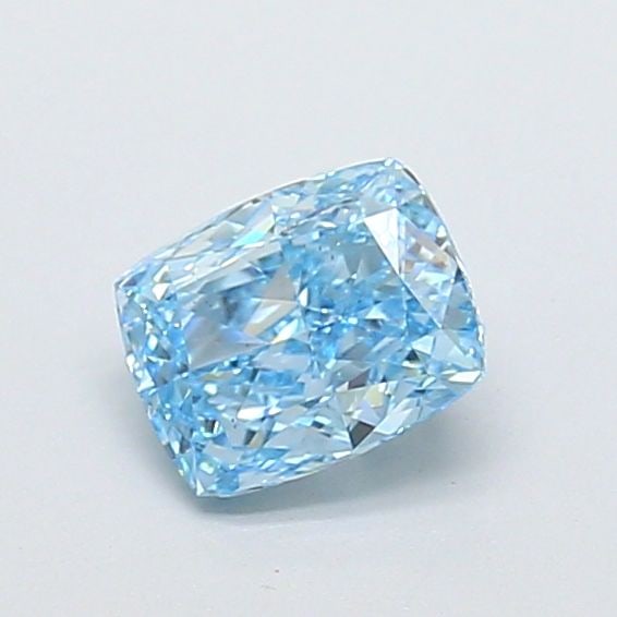 Loose Diamond - CUSHION MODIFIED 1.01ct Fancy Vivid Blue VS2: Loose Diamond - CUSHION MODIFIED 1.01ct Fancy Vivid Blue VS2 Source: This is a real non-mined Diamond that has been grown in a lab Shape: CUSHION MODIFIED Carats: 1.01 Color: Fancy Vivid Blue Certific