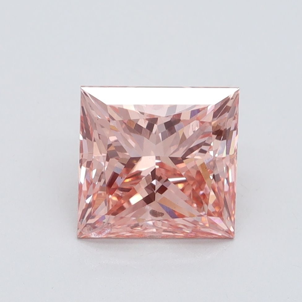 Loose Diamond - PRINCESS 2.03ct Fancy Intense Pink SI2: Loose Diamond - PRINCESS 2.03ct Fancy Intense Pink SI2 Source: This is a real non-mined Diamond that has been grown in a lab Shape: PRINCESS Carats: 2.03 Color: Fancy Intense Pink Certification: IGI V