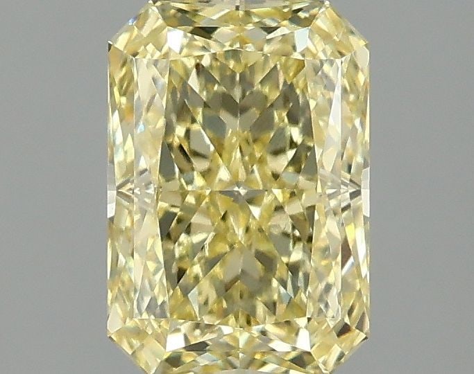 Loose Diamond - RADIANT 1.59ct Fancy Intense Yellow VVS2: Loose Diamond - RADIANT 1.59ct Fancy Intense Yellow VVS2 Source: This is a real non-mined Diamond that has been grown in a lab Shape: RADIANT Carats: 1.59 Color: Fancy Intense Yellow Certification: IG
