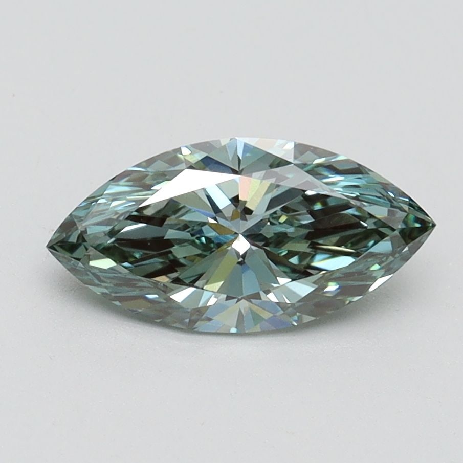 Loose Diamond - MARQUISE 1.01ct Fancy Intense Green VS1: Loose Diamond - MARQUISE 1.01ct Fancy Intense Green VS1 Source: This is a real non-mined Diamond that has been grown in a lab Shape: MARQUISE Carats: 1.01 Color: Fancy Intense Green Certification: IGI
