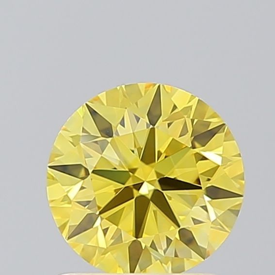 Ideal Loose Diamond - ROUND 1.01ct Fancy Vivid Yellow VVS2: Ideal Loose Diamond - ROUND 1.01ct Fancy Vivid Yellow VVS2 Source: This is a real non-mined Diamond that has been grown in a lab Shape: ROUND Carats: 1.01 Color: Fancy Vivid Yellow Certification: IGI