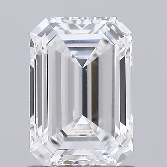 Loose Diamond - EMERALD 1.21ct D VVS2: Loose Diamond - EMERALD 1.21ct D VVS2 Source: This is a real non-mined Diamond that has been grown in a lab Shape: EMERALD Carats: 1.21 Color: D Clarity: VVS2 Certification: IGI Video: