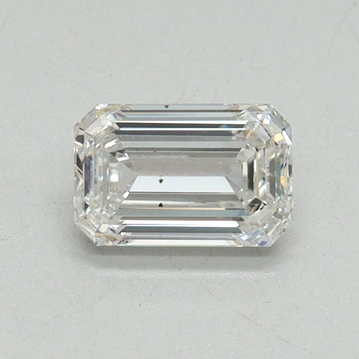 Loose Diamond - EMERALD 0.57ct F SI1: Loose Diamond - EMERALD 0.57ct F SI1 Source: This is a real non-mined Diamond that has been grown in a lab Shape: EMERALD Carats: 0.57 Color: F Clarity: SI1 Certification: IGI Video: