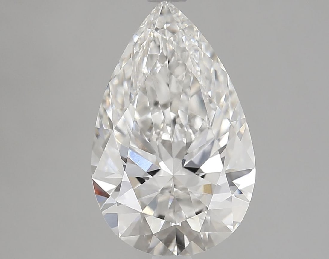 Loose Diamond - PEAR 3.5ct F VVS2: Loose Diamond - PEAR 3.5ct F VVS2 Source: This is a real non-mined Diamond that has been grown in a lab Shape: PEAR Carats: 3.5 Color: F Clarity: VVS2 Certification: IGI Video: