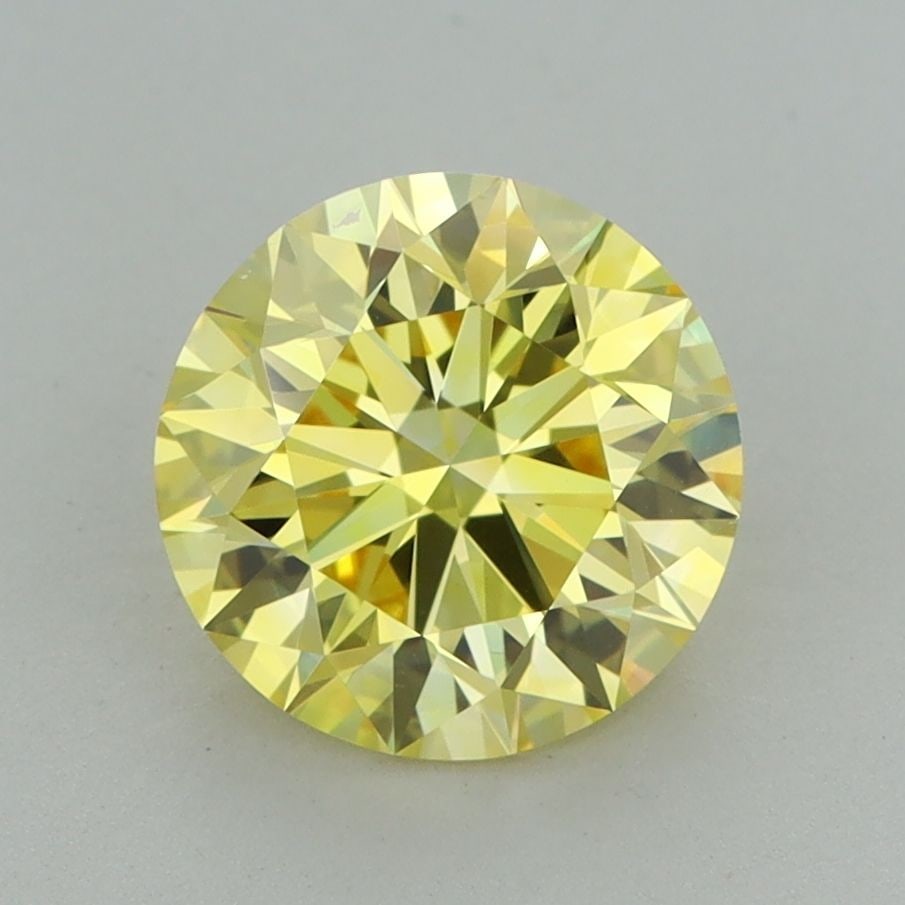 Loose Diamond - ROUND 2.0ct Fancy Vivid Yellow VVS1 (1 of 1)