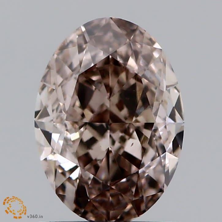 Loose Diamond - OVAL 1.07ct Fancy Orangey Brown SI1: Loose Diamond - OVAL 1.07ct Fancy Orangey Brown SI1 Source: Natural Shape: OVAL Carats: 1.07 Color: Fancy Orangey Brown Certification: GIA Video: