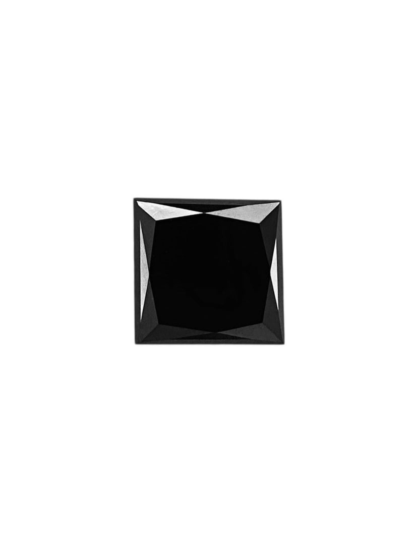 Loose Diamond - PRINCESS 0.29ct Fancy Black VVS2: Loose Diamond - PRINCESS 0.29ct Fancy Black VVS2 Source: Natural Shape: PRINCESS Carats: 0.29 Color: Fancy Black Certification: NONE The Diamond Depot Guarantee: All items in this auction are guarante
