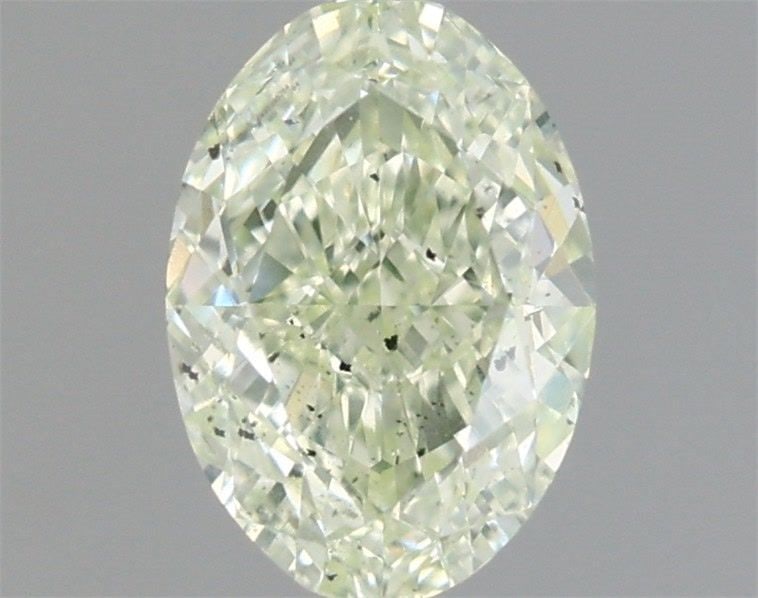 Loose Diamond - OVAL 1.01ct Fancy Light Yellow Green SI2: Loose Diamond - OVAL 1.01ct Fancy Light Yellow Green SI2 Source: Natural Shape: OVAL Carats: 1.01 Color: Fancy Light Yellow Green Certification: GIA Video:
