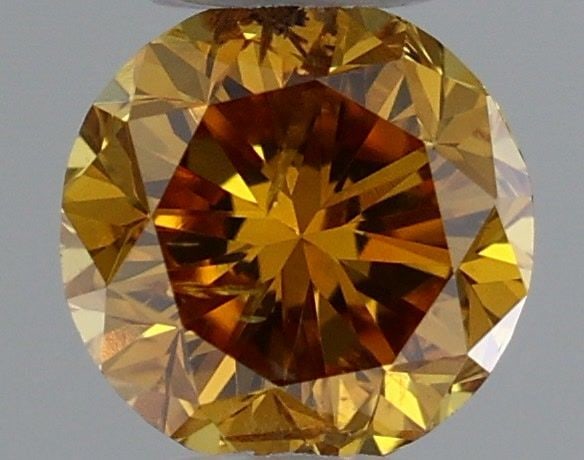 Loose Diamond - ROUND 0.29ct Fancy Deep Orange Yellow: Loose Diamond - ROUND 0.29ct Fancy Deep Orange Yellow Source: Natural Shape: ROUND Carats: 0.29 Color: Fancy Deep Orange Yellow Certification: GIA Video: