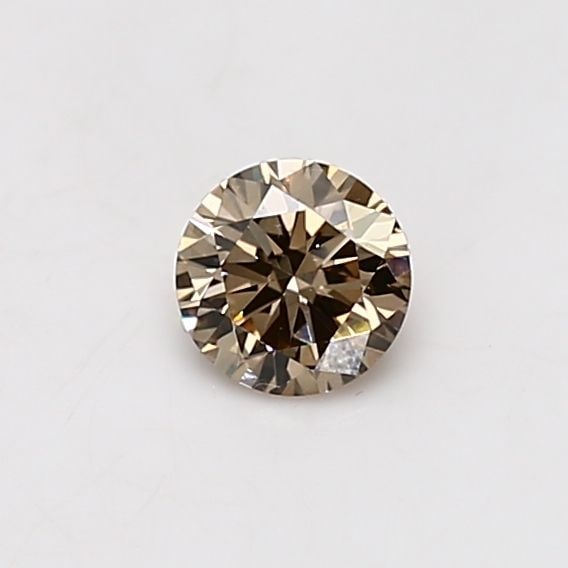 Loose Diamond - ROUND 0.38ct Light Brown VS1: Loose Diamond - ROUND 0.38ct Light Brown VS1 Source: Natural Shape: ROUND Carats: 0.38 Color: Light Brown Certification: GIA Video: