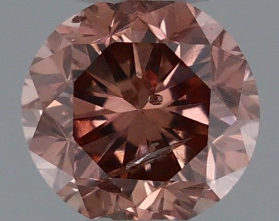 Loose Diamond - ROUND 0.25ct Fancy Brownish Orangey Pink: Loose Diamond - ROUND 0.25ct Fancy Brownish Orangey Pink Source: Natural Shape: ROUND Carats: 0.25 Color: Fancy Brownish Orangey Pink Certification: GIA Video: