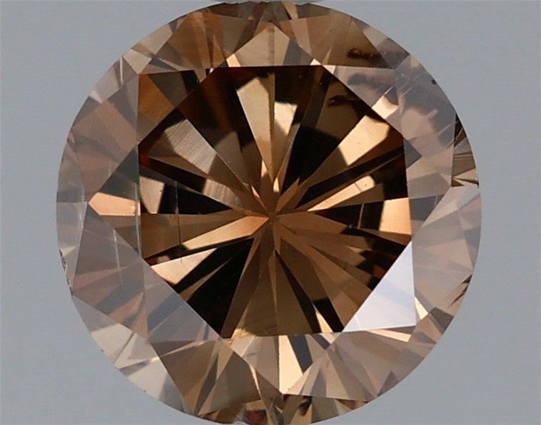 Loose Diamond - ROUND 1.64ct Fancy Dark Orangey Brown: Loose Diamond - ROUND 1.64ct Fancy Dark Orangey Brown Source: Natural Shape: ROUND Carats: 1.64 Color: Fancy Dark Orangey Brown Certification: GIA Video: