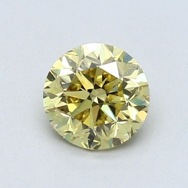 Loose Diamond - ROUND 0.71ct Fancy Intense Yellow VS2: Loose Diamond - ROUND 0.71ct Fancy Intense Yellow VS2 Source: Natural Shape: ROUND Carats: 0.71 Color: Fancy Intense Yellow Certification: GIA Video: