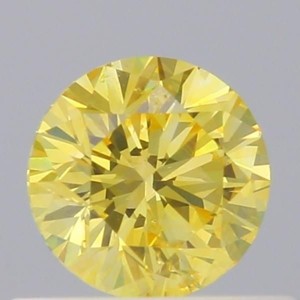 Loose Diamond - ROUND 0.42ct Fancy Intense Yellow: Loose Diamond - ROUND 0.42ct Fancy Intense Yellow Source: Natural Shape: ROUND Carats: 0.42 Color: Fancy Intense Yellow Certification: GIA The Diamond Depot Guarantee: All items in this auction are gu