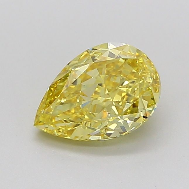 Loose Diamond - PEAR 1.32ct Fancy Vivid Yellow VS2: Loose Diamond - PEAR 1.32ct Fancy Vivid Yellow VS2 Source: This is a real non-mined Diamond that has been grown in a lab Shape: PEAR Carats: 1.32 Color: Fancy Vivid Yellow Certification: IGI Video: