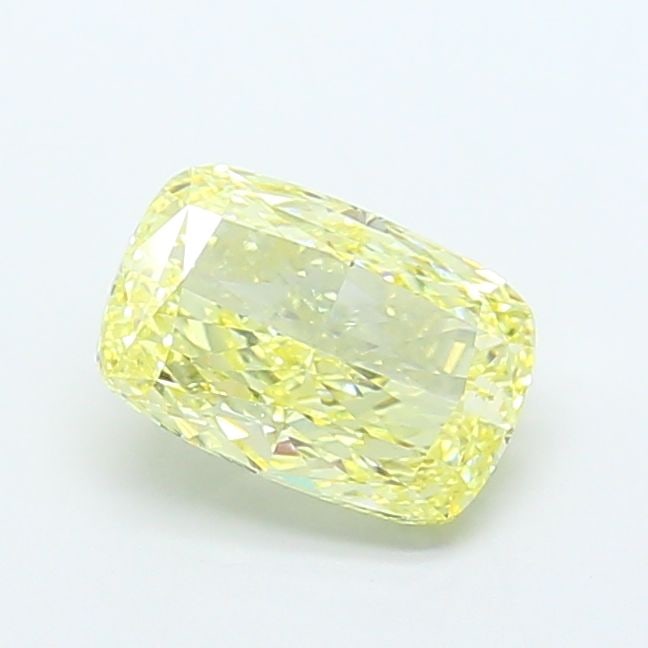 Loose Diamond - CUSHION MODIFIED 3.08ct Fancy Intense Yellow VVS2: Loose Diamond - CUSHION MODIFIED 3.08ct Fancy Intense Yellow VVS2 Source: This is a real non-mined Diamond that has been grown in a lab Shape: CUSHION MODIFIED Carats: 3.08 Color: Fancy Intense Yellow