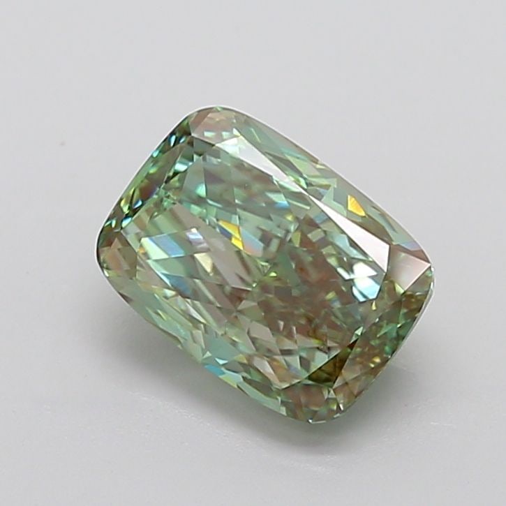 Loose Diamond - CUSHION MODIFIED 3.55ct Fancy Intense Green VVS2: Loose Diamond - CUSHION MODIFIED 3.55ct Fancy Intense Green VVS2 Source: This is a real non-mined Diamond that has been grown in a lab Shape: CUSHION MODIFIED Carats: 3.55 Color: Fancy Intense Green C