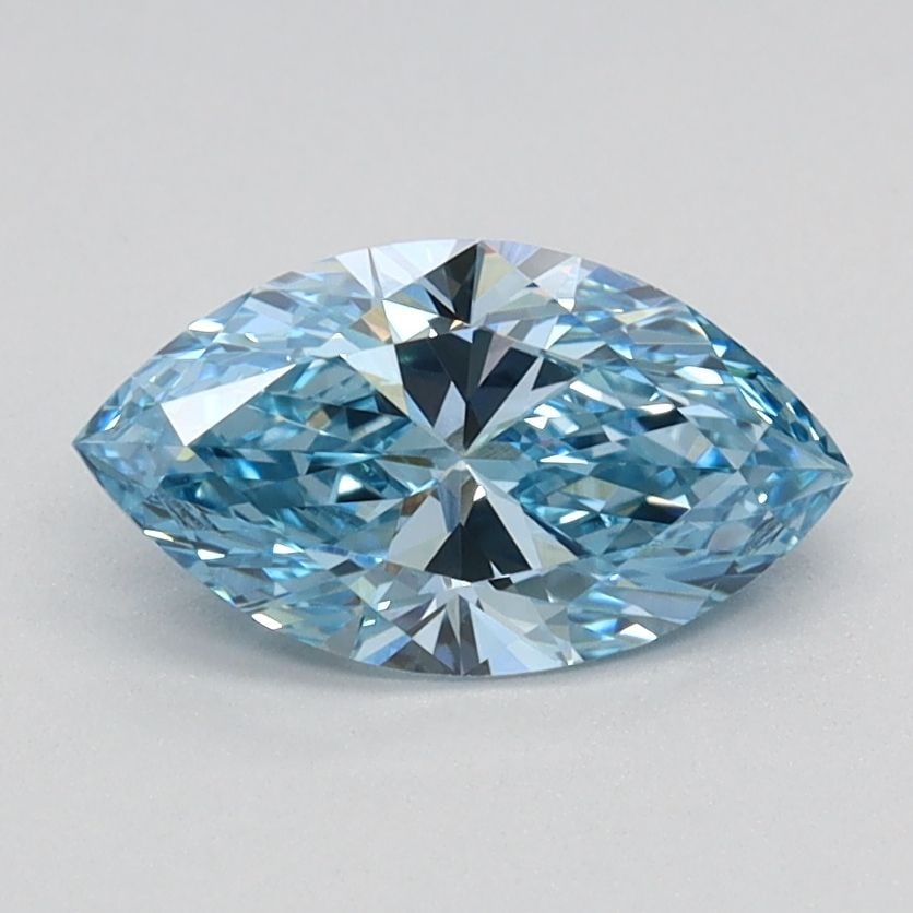 Loose Diamond - MARQUISE 0.79ct Fancy Vivid Blue VVS2: Loose Diamond - MARQUISE 0.79ct Fancy Vivid Blue VVS2 Source: This is a real non-mined Diamond that has been grown in a lab Shape: MARQUISE Carats: 0.79 Color: Fancy Vivid Blue Certification: IGI Vide