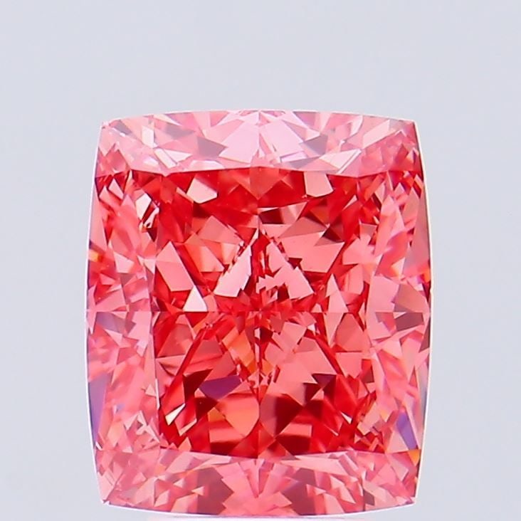 Loose Diamond - CUSHION MODIFIED 5.71ct Fancy Vivid Pink VVS2 (1 of 1)