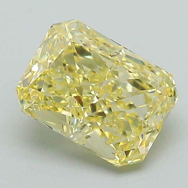 Loose Diamond - RADIANT 1.69ct Fancy Intense Yellow VS1: Loose Diamond - RADIANT 1.69ct Fancy Intense Yellow VS1 Source: This is a real non-mined Diamond that has been grown in a lab Shape: RADIANT Carats: 1.69 Color: Fancy Intense Yellow Certification: IGI